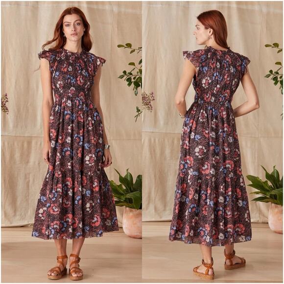 Cleobella Kyah Ankle Dress in Calista Floral - Picture 5 of 16